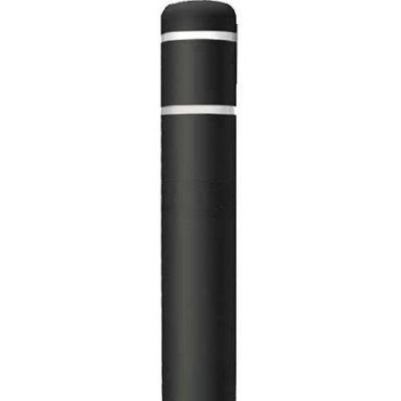 POST GUARD Post Guard® Bollard Cover CL1385QQ64, 4-1/2"Dia. X 64"H, Black W/No Tape CL1385QQ64